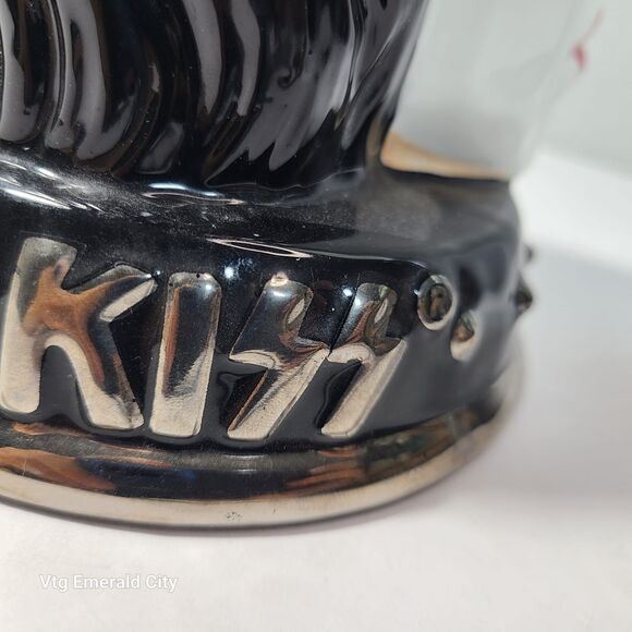 Vtg Kiss The STARCHILD Ceramic Face Mug By Spencer 2002 X Large Coffee Cup 3D - Picture 9 of 16
